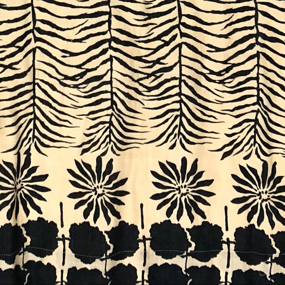 Free People Zebra Flower Pattern Cotton Dress - Picture 3 of 6